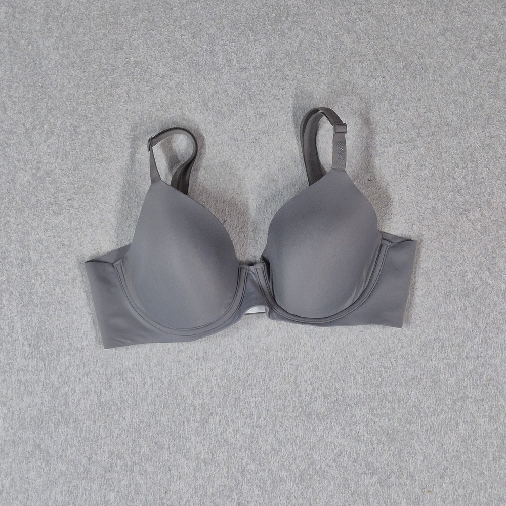 Aerie Women Bra 34C Gray Real Free Full Coverage T Shirt Underwired